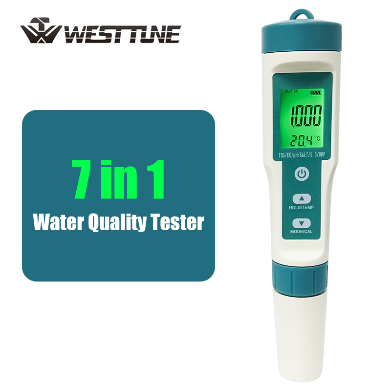 Ph Meter Digital Water Tester - Miernik cyfrowy WESTTUNE 7 w 1
