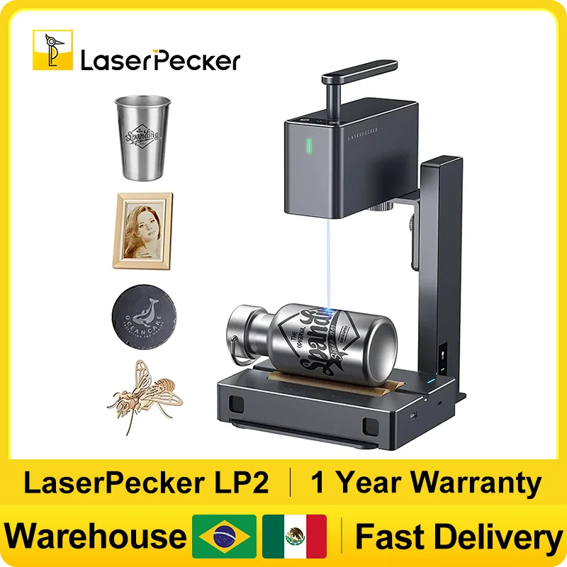 Fiber Laser Marking Machine 30W - LASERPECKER ręczny grawer laserowy przenośna mocna