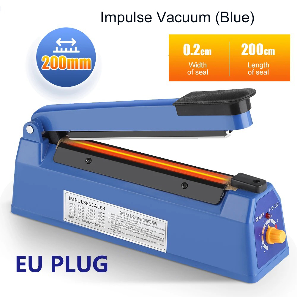 Plastic Bag Impulse Heat Sealer - Zgrzewarka impulsowa do żywności, plastikowa, ręczna,