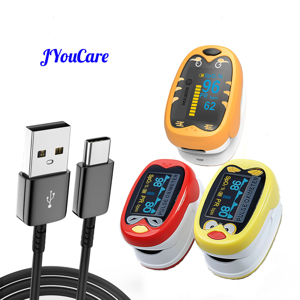 Pulse Oximeter Fingertip Rechargeable - JYouCare Akumulatorowy pulsoksymetr palcowy dla dzieci,