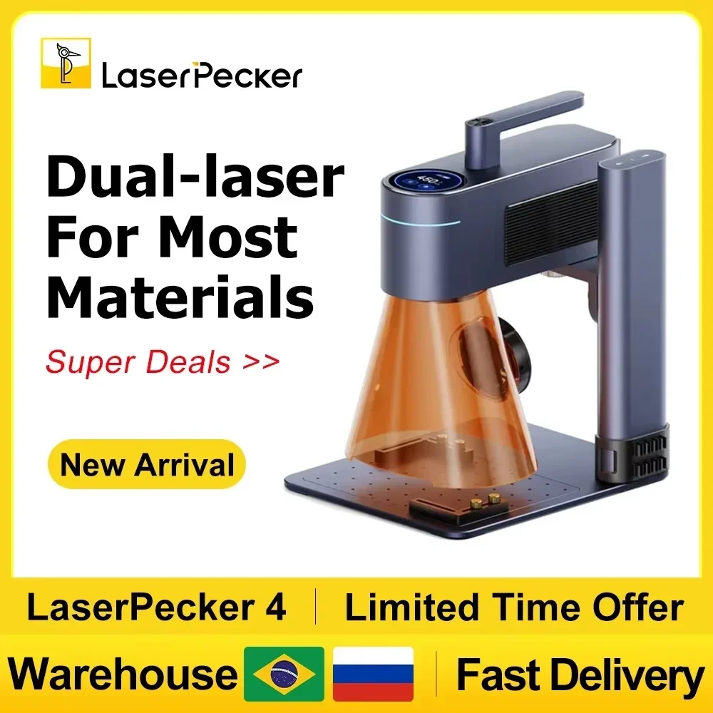 Fiber Laser Marking Machine 30W - LASERPECKER 4 LP4 Maszyna do grawerowania