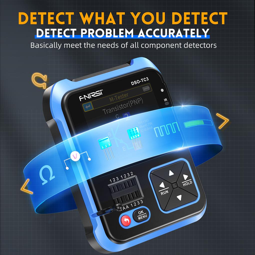 Fnirsi Digital Oscilloscope Handheld - FNIRSI DSO-TC3 3w1 Mini ręczny oscyloskop