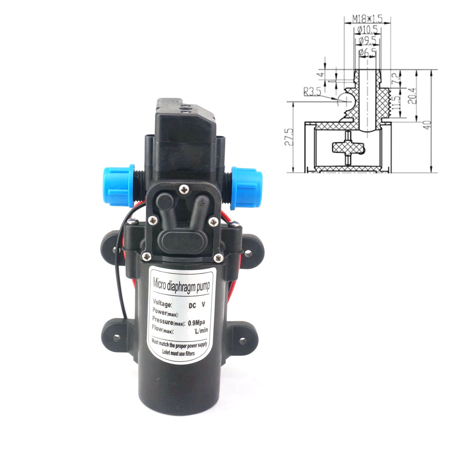 12V/24VDC 15W/30W/60W/80W memb – Mini Peristaltic Pump 12V recenzja i cena