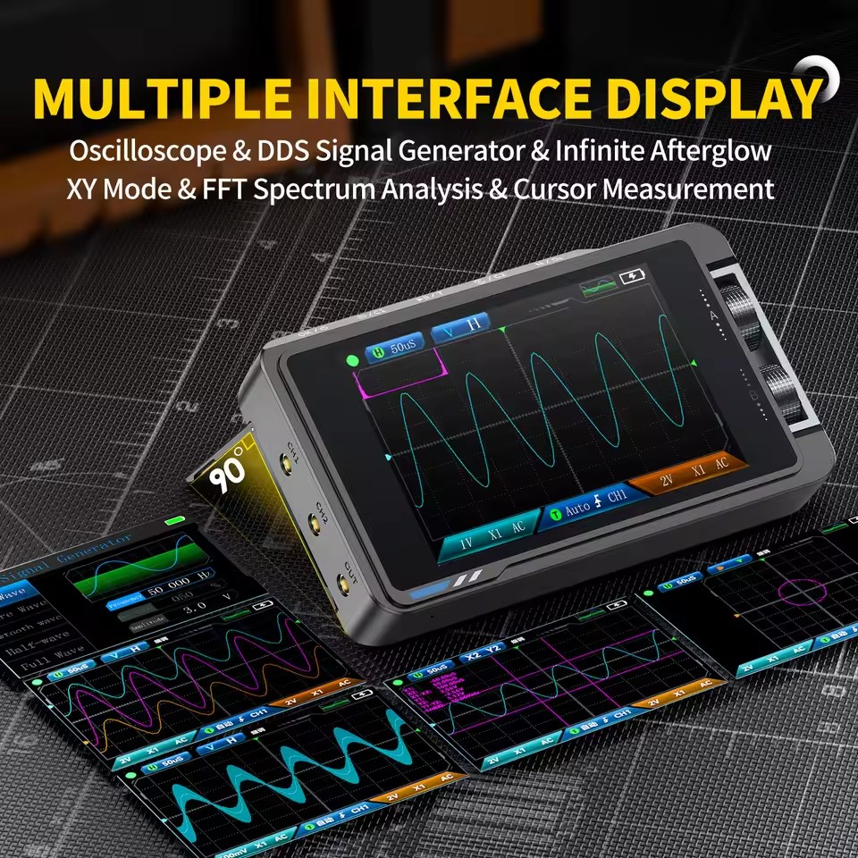 FNIRSI DS215H Przenośny Oscylo – Fnirsi Digital Oscilloscope Handheld recenzja i cena