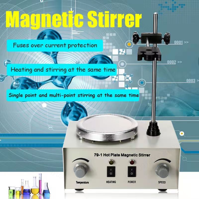 Magneticzna mieszarka z płytą  – Lab Magnetic Stirrer Hot Plate recenzja i cena