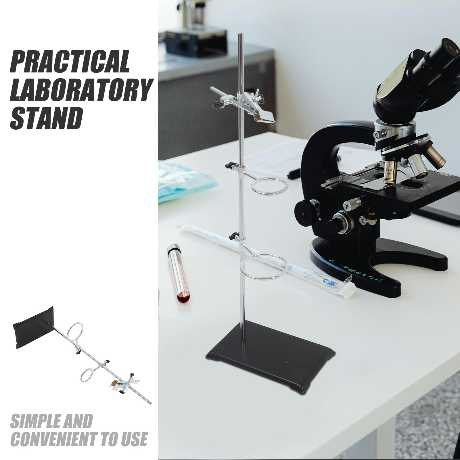 Stojak laboratoryjny, żelazny, – Lab Equipment recenzja i cena