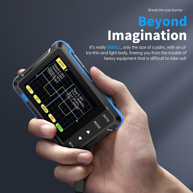 FNIRSI DSO152 Mini ręczny oscy – Fnirsi Digital Oscilloscope Handheld recenzja i cena