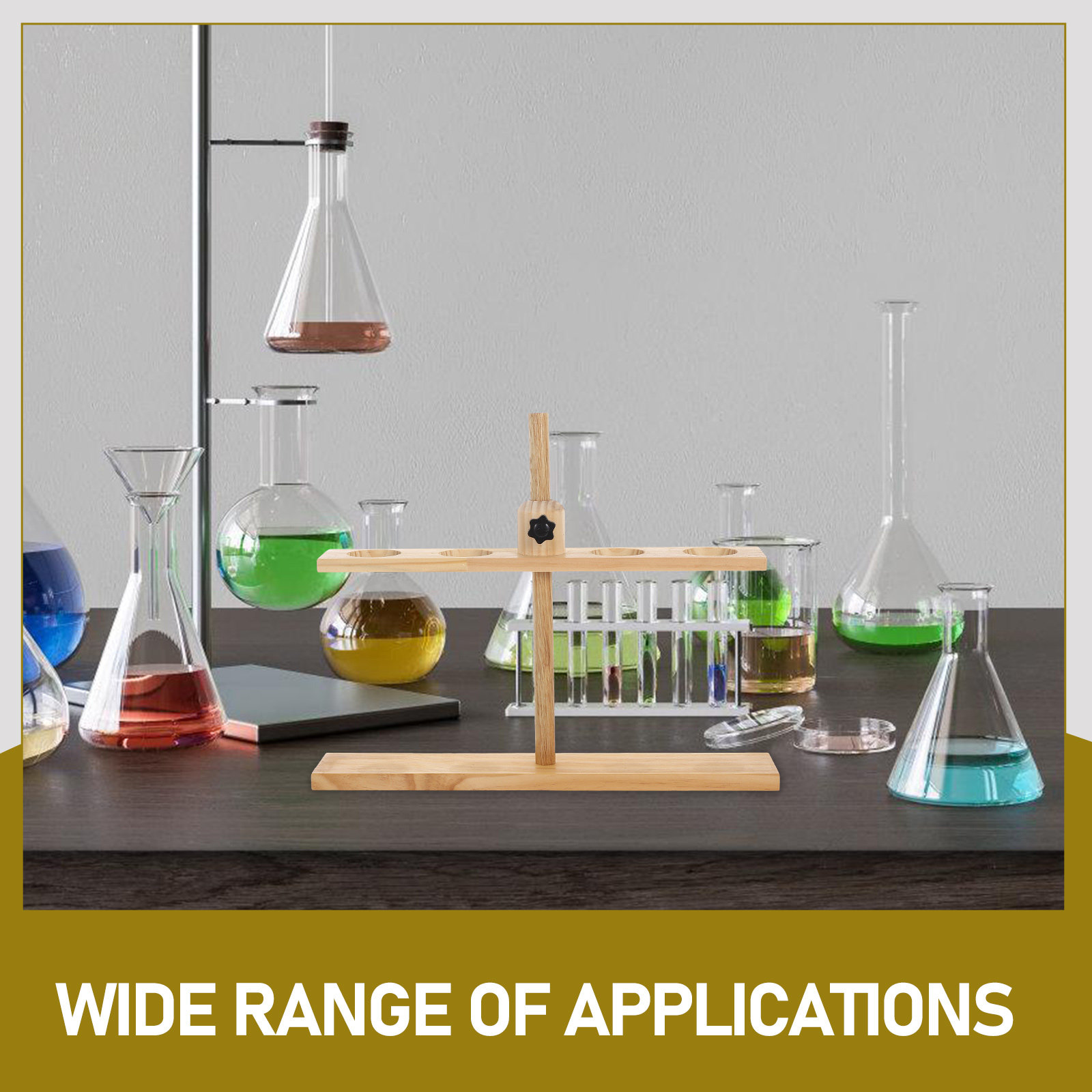 Drewniany stojak na lejek rozd – Lab Equipment recenzja i cena