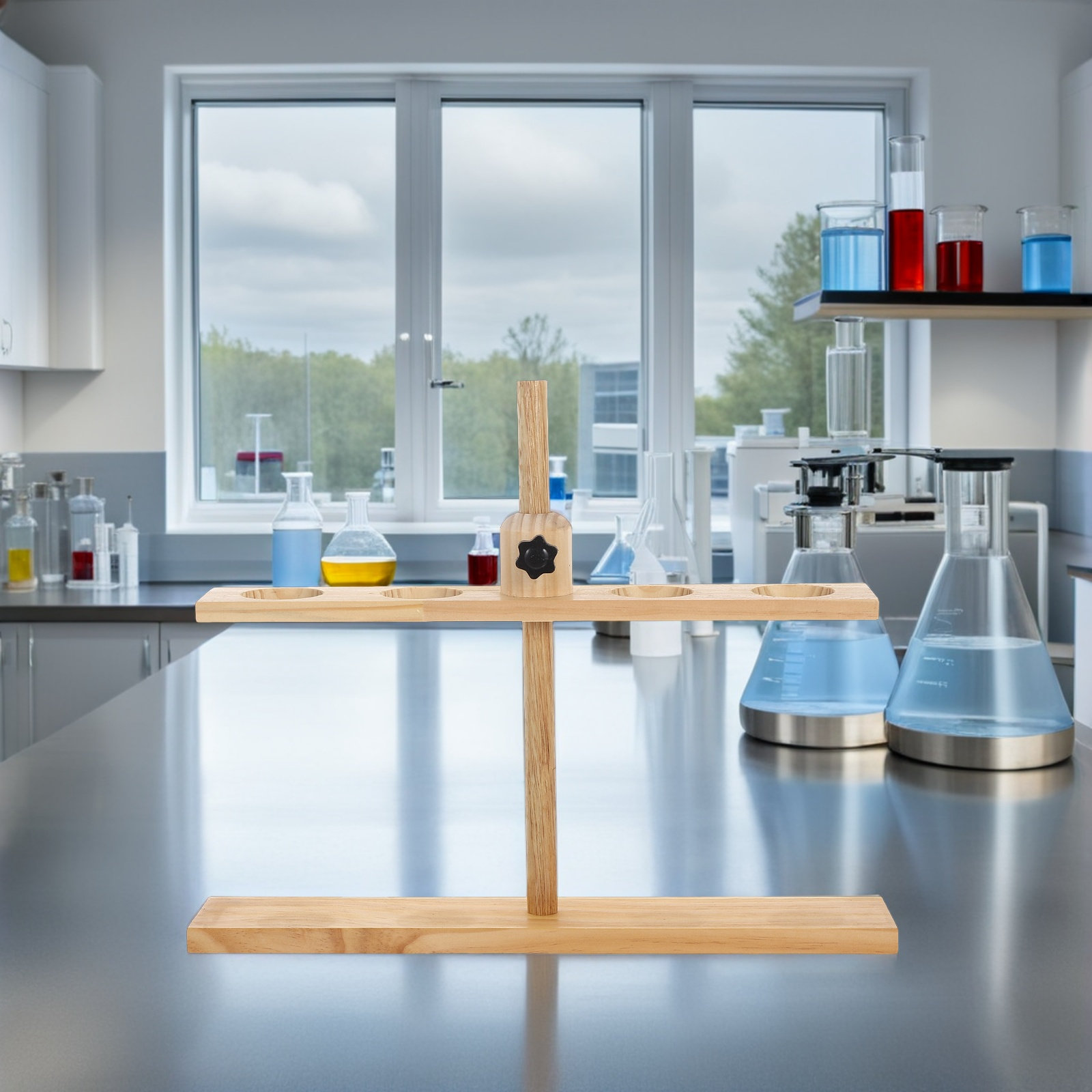 Drewniany stojak na lejek rozd – Lab Equipment recenzja i cena