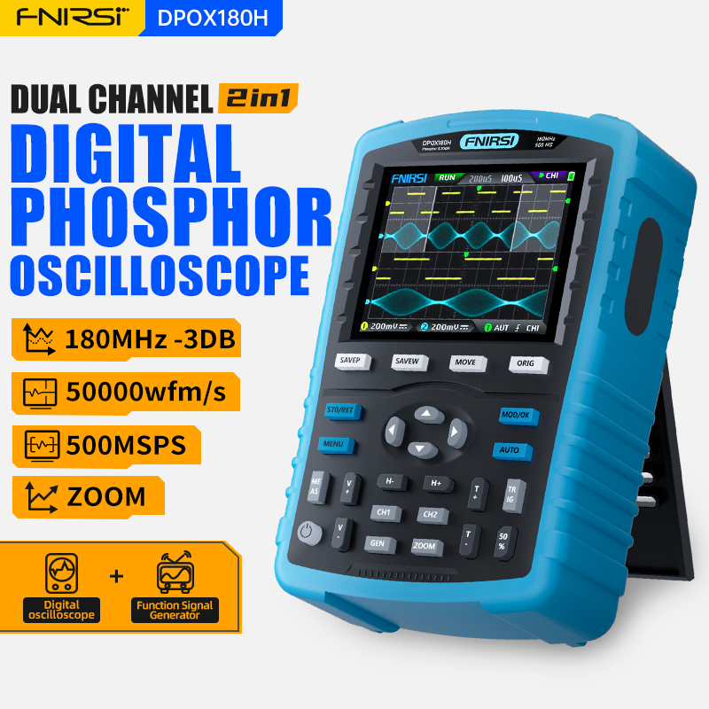 FNIRSI DPOX180H – przenośny cy – Fnirsi Digital Oscilloscope Handheld recenzja i cena