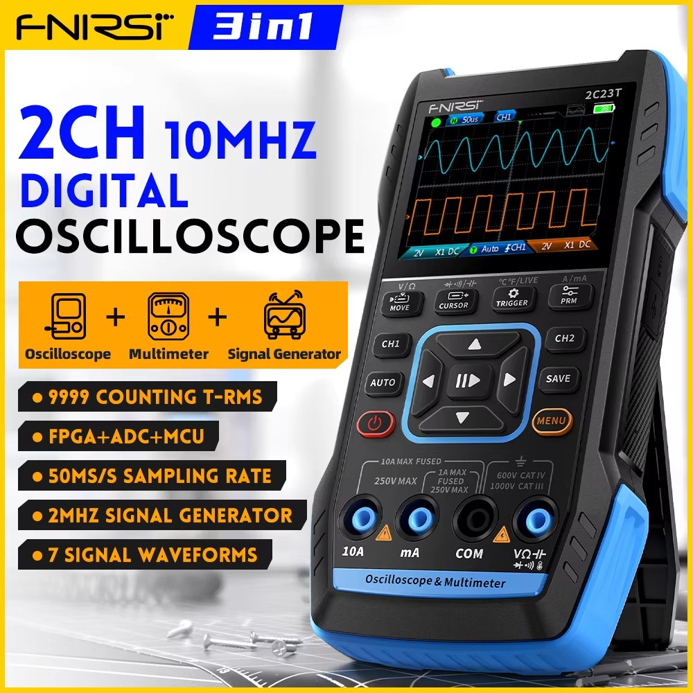 FNIRSI 2C23T Ręczny Cyfrowy Os – Fnirsi Digital Oscilloscope Handheld recenzja i cena