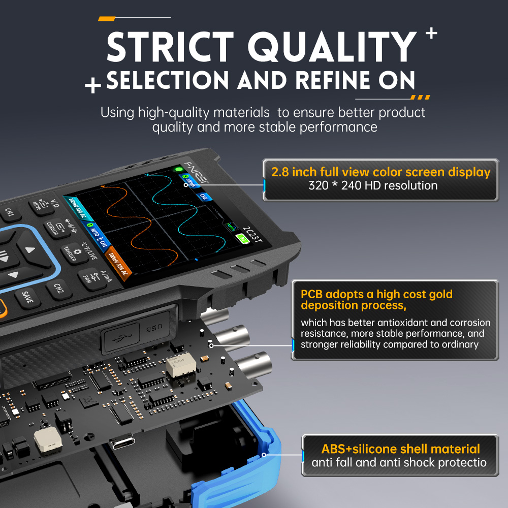FNIRSI 2C23T Ręczny Cyfrowy Os – Fnirsi Digital Oscilloscope Handheld recenzja i cena