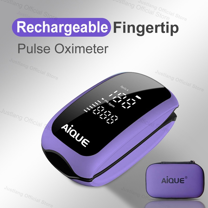 AiQUE Fioletowy Ładowalny Pomi – Pulse Oximeter Fingertip Rechargeable recenzja i cena