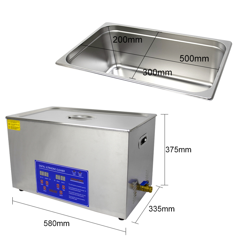 Cyfrowa myjka ultradźwiękowa 3 – Ultrasonic Cleaner 30L Industrial recenzja i cena
