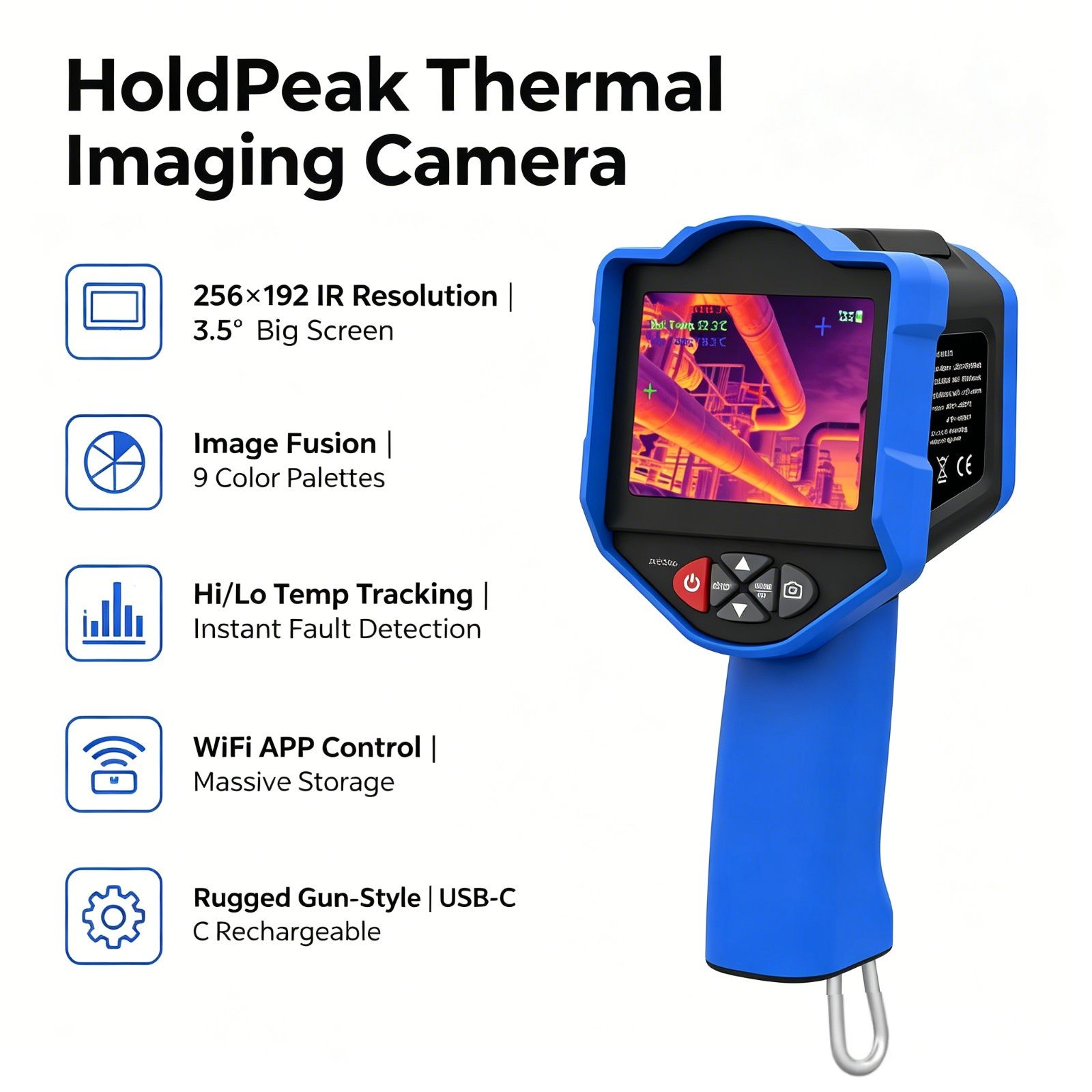 Kamera termowizyjna HoldPeak 2 – Thermal Imaging Camera Pcb Repair recenzja i cena