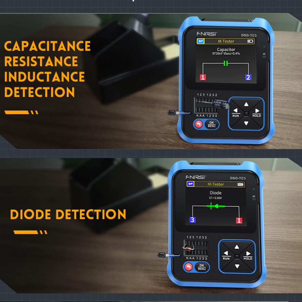 FNIRSI DSO-TC3 3w1 Mini ręczny – Fnirsi Digital Oscilloscope Handheld recenzja i cena